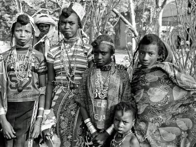 Tchad, femmes nomades à Sarh