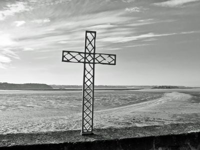 croix, paysage: bretagne 